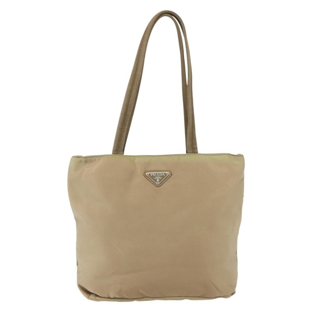 Prada Nylon Tote Bag Beige